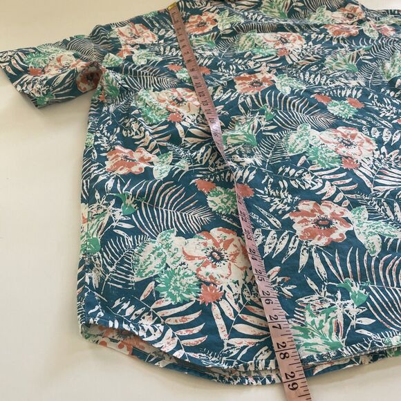 Columbia Shirt Mens Size Large Regular Fit‎ Hawaiian Tropical Pastel Preppy - Picture 6 of 8